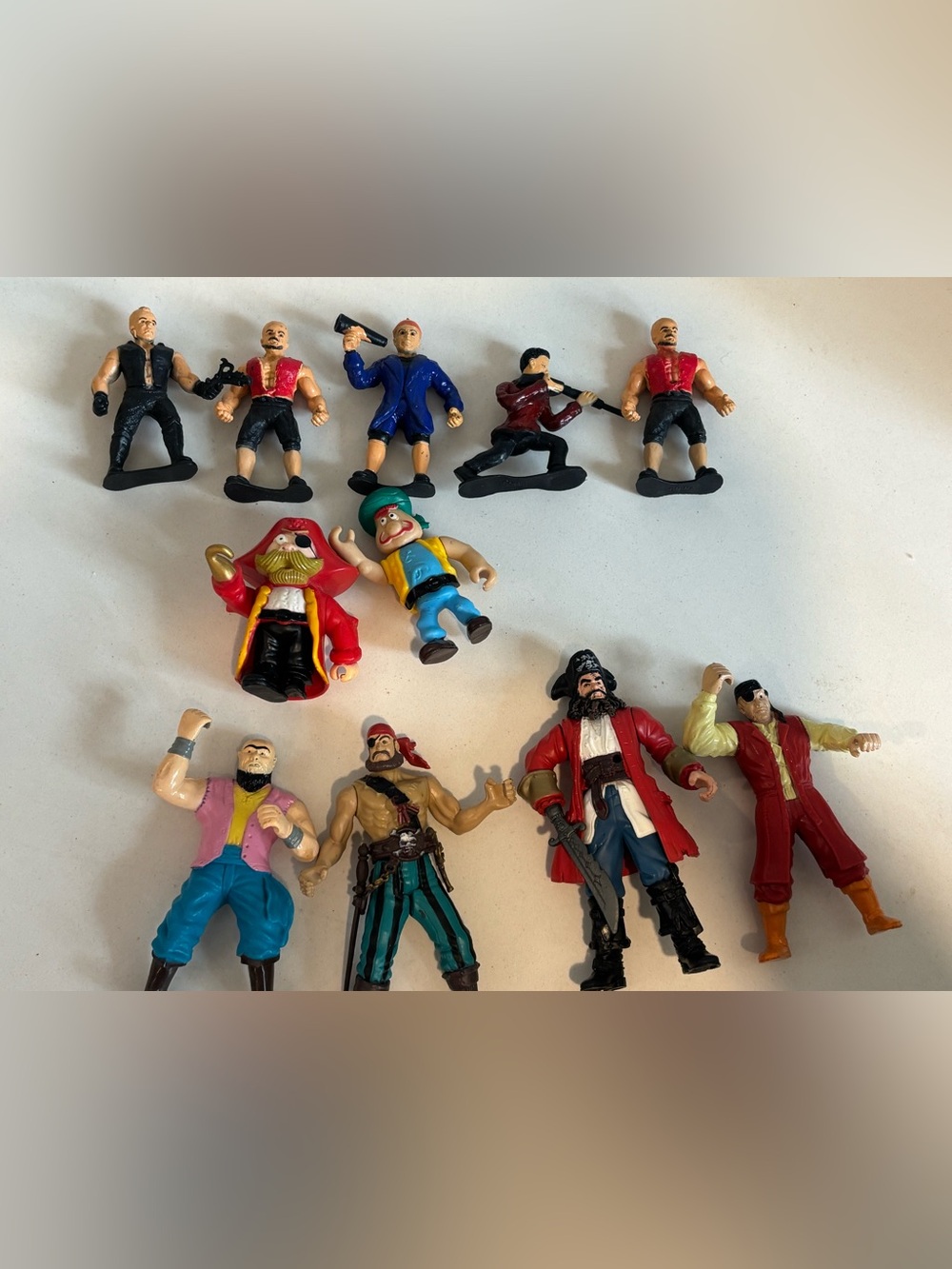 Vintage miniature action figures PVC Figures